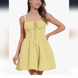 Yellow Corset Sundress
